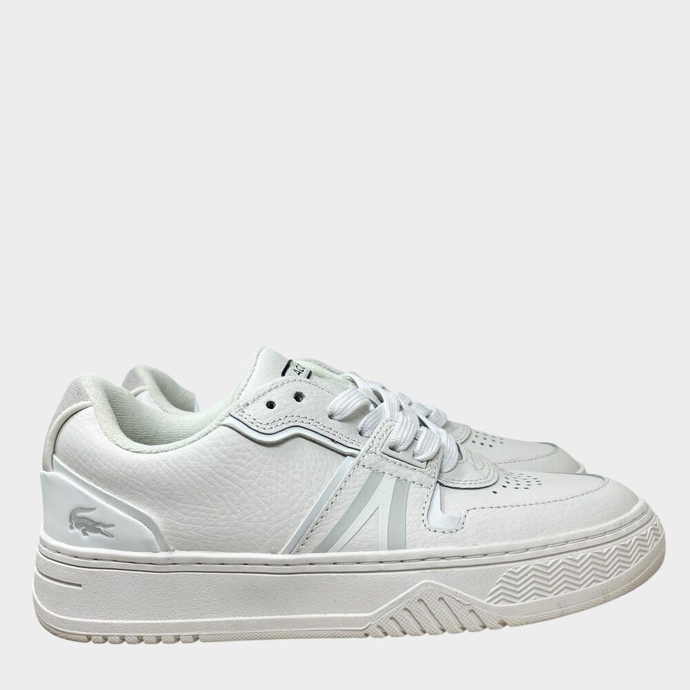 Lacoste Court Tennis Preppy Sneakers 6.5 White Leather Low Top Shoes